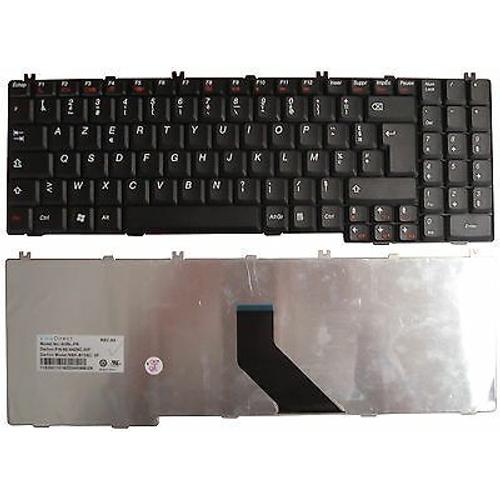 CLAVIER AZERTY FRANCAIS NOIR POUR PC PORTABLE LENOVO B550 B560 B560A V560 Réf : 9Z.N4ZSC.00F NSK-B10SC 0F