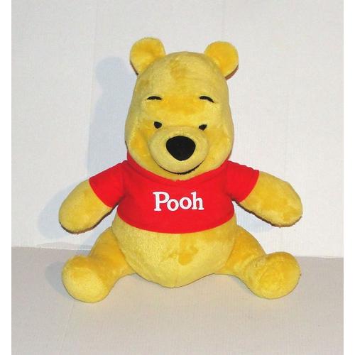 Peluche Winnie L'ourson Sonore Fisher Price 2010 - Doudou Ours Winnie Parlant Musical 34 Cm