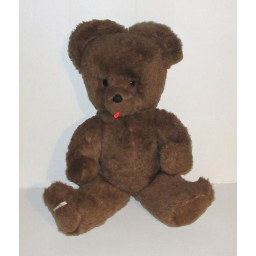 Peluche ours marron on sale