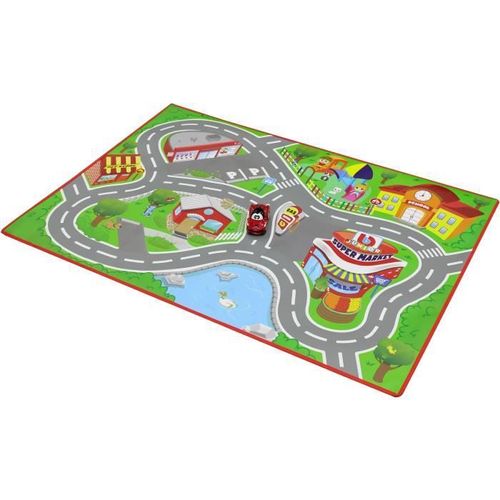 1er Âge - Préscolaire Bb Junior - Tapis De Jeu + 1 Véhicule Ferrari (Tube)