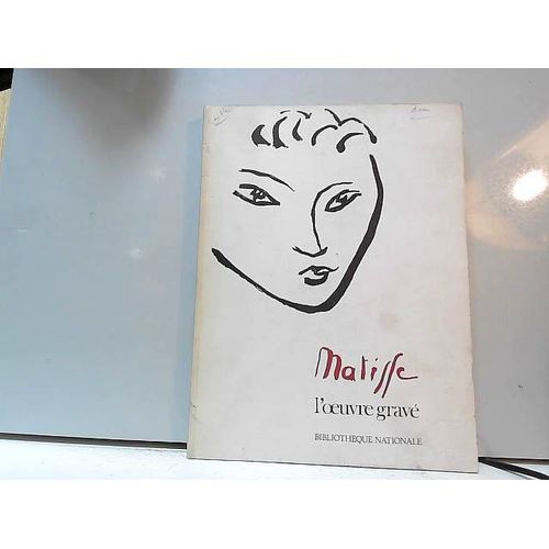 Matisse, L'oeuvre Gravée