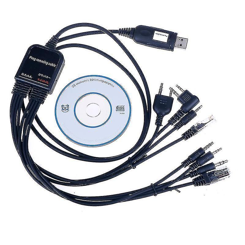 8 In 1 Computer Usb Programming Cable For Handy Walkie Talki... - 2