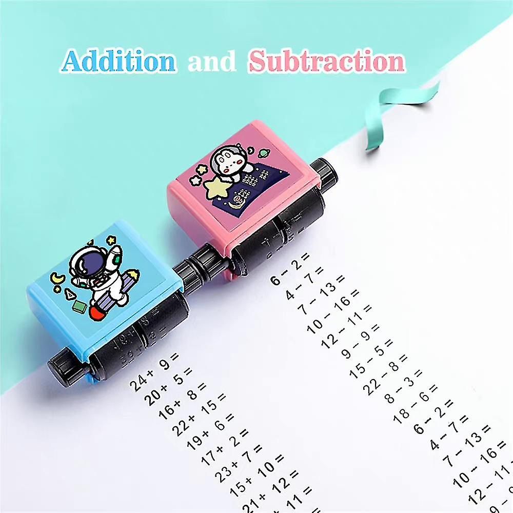 2pcs / Set Portable Smart Roller Digital Teaching Stamp Addi...