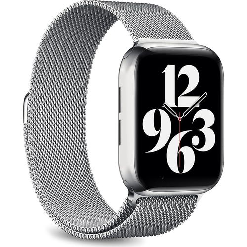 Puro Milanese - Bracelet De Montre Pour Montre Intelligente - Argent - Pour Apple Watch Hermès Series 9, Series 10, Series 8, Series 9, Ultra, Ultra 2