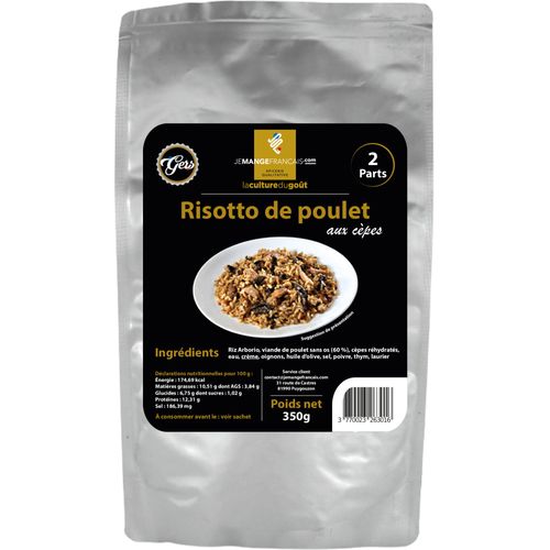 Risotto De Poulet Aux Cèpes - Origine France
