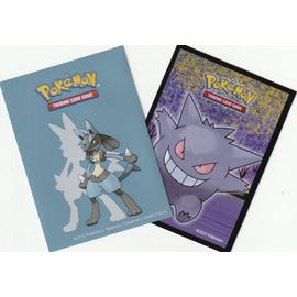 2 Protèges Carte Pokemon - Ultra-Pro - Sleeves - Lucario/Ectoplasma