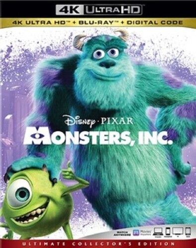 Monsters, Inc. [Ultra Hd] With Blu-Ray, 4k Mastering, Collector's Ed, Digital