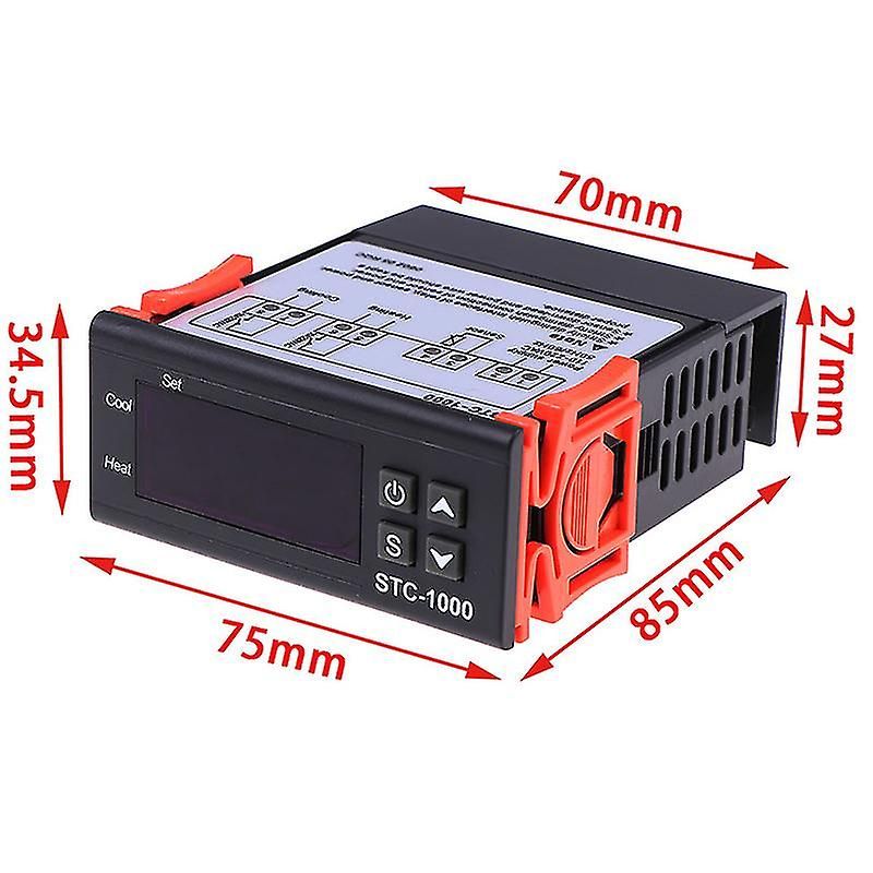 Digital 220v Stc-1000 Temperature Controller Thermostat Regu... - 2
