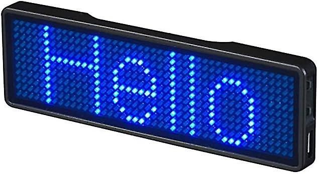 Led Name Badge - Bluetooth Rechargeable Diy Programmable Scr... - 3