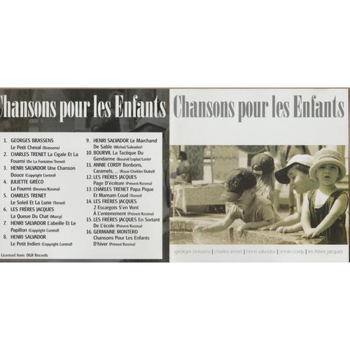 Cd Chansons Pour Les Enfants Brassens Trenet Salvador Les Freres Jacques Bourvil Annie Cordy Germaine Montero