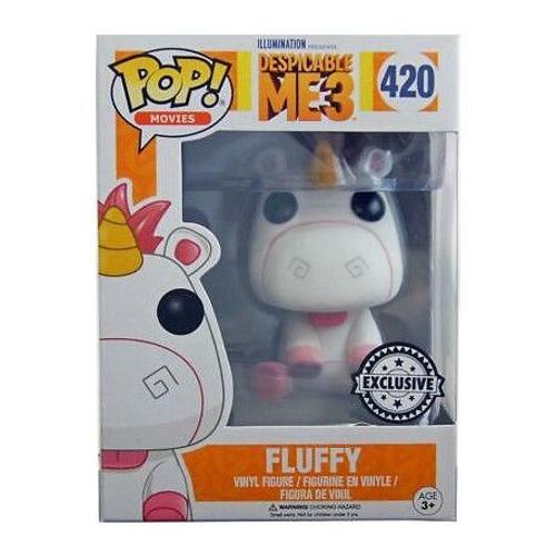 Funko Pop Fluffy (Flocked) Exclusive Despicable Me 3 Movies 420