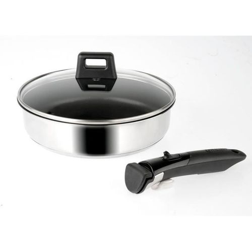 Sitram - Sitram Inox - 714263 - Sauteuse Ø26cm Inox Amovible Induction