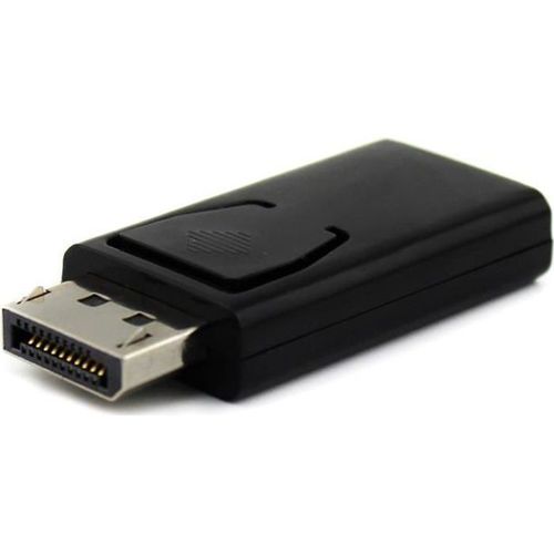 Adaptateur DisplayPort Mâle vers HDMI Femelle Noir