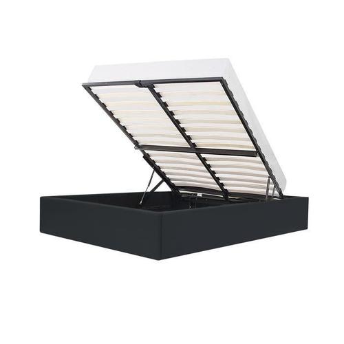 Eclipse Lit Coffre Adulte 140 X 190 Cm - Simili Noir