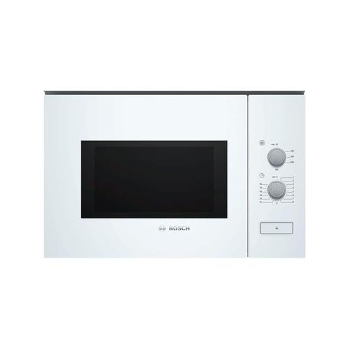 BOSCH MICRO-ONDES ENCASTRABLE 25L 900W Plateau tournant BLANC