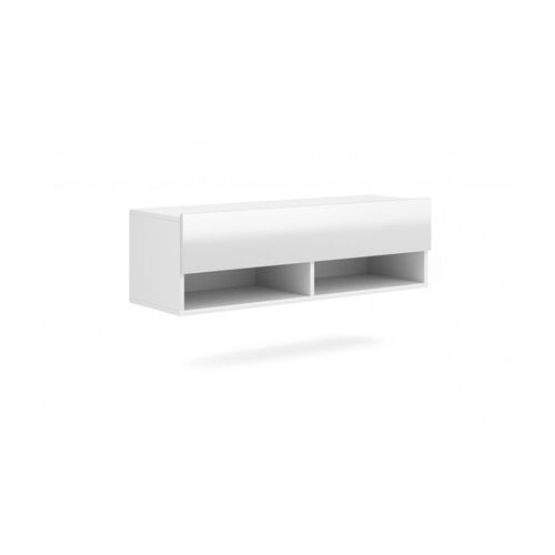 Meuble Tv À Suspendre Derby 100 100x31x30 Cm-Blanc-Blanc--