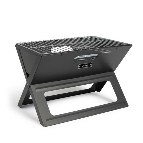 Livoo - barbecue à charbon pliable 44.5x28.5cm - doc268