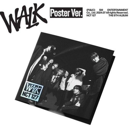 Nct 127 - Walk - The 6th Album (Poster Ver.) [Compact Discs] With Booklet, Photos, Poster