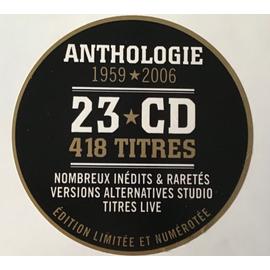 CD) JOHNNY HALLYDAY - ANTHOLOGIE 1960-63