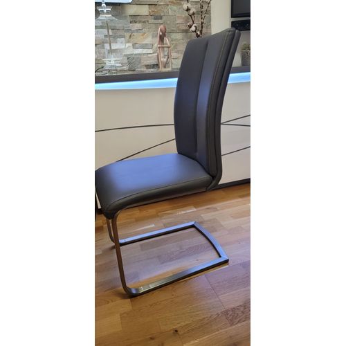 Chaises Design Métal Brossé