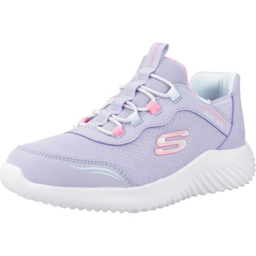 Skechers Bounder Simple Cut Slip Ins Colour Violet