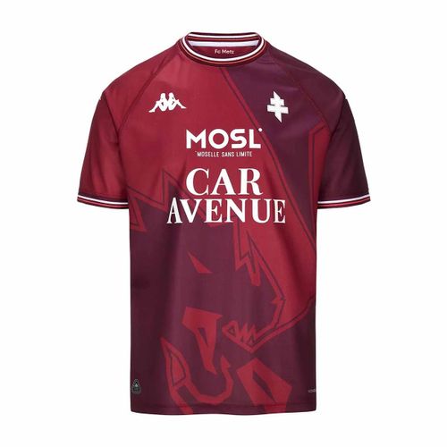 Maillot Kappa Homme Kombat Domicile Fc Metz Officiel Football