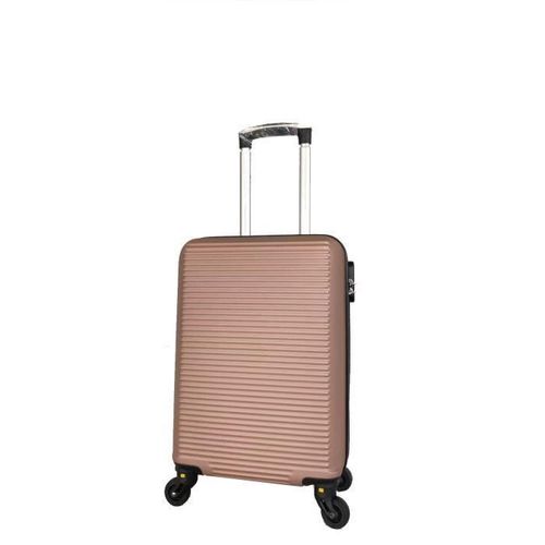 Celims France - Valise Cabine Petite Taille 45cm | Roues Amovibles | ABS | Légère et Rigide | Rose Gold