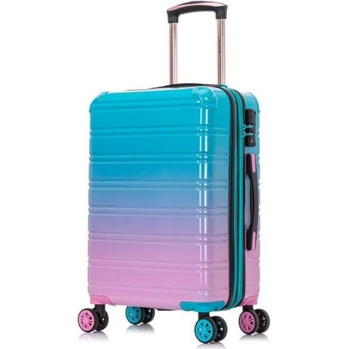 Celims France - Valise Cabine 55cm | Valise Polypropylène | Légère et Rigide | Turquoise