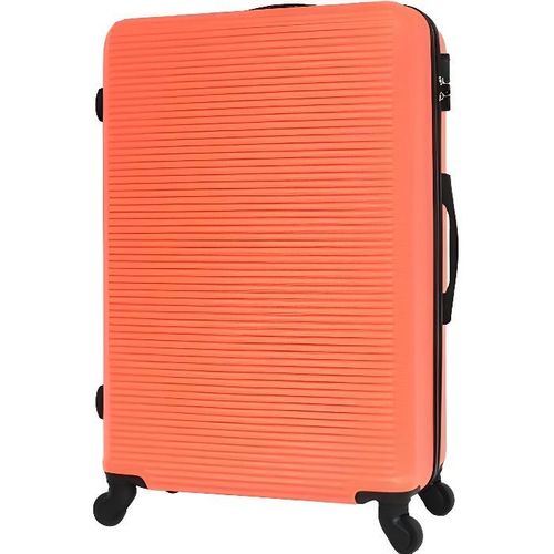 Celims France - Valise Grande Taille 75cm | Valise Soute 23kg | Valise ABS | Légère et Rigide | Orange