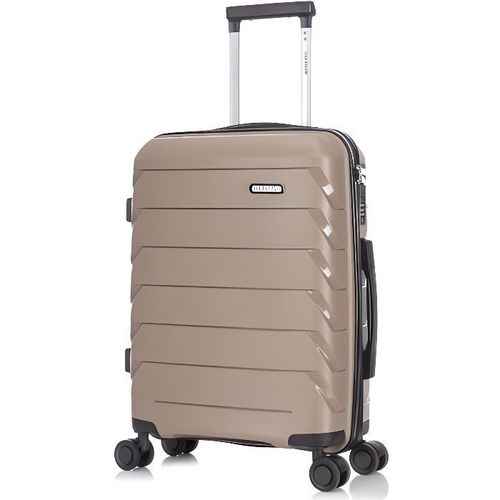 Celims France - Valise Cabine 55cm | Valise Polypropylène | Légère et Rigide | Champagne