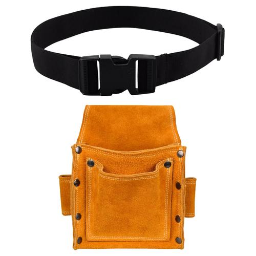 Porte-sac de ceinture à outils en cuir PU Portable Vintage réparation Kit  de matériel multifonctionnel poche sac de rangement pochette pour pinces  clé à bois