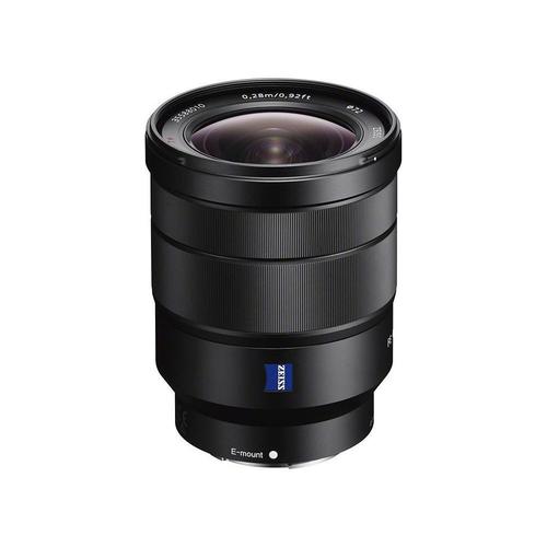 Objectif Sony SEL1635Z - Fonction Grand angle - 16 mm - 35 mm - f/4.0 Vario-Tessar T* FE ZA OSS - Sony E-mount - pour Cinema Line; a VLOGCAM; a1; a6700; a7 IV; a7C; a7C II; a7CR; a7R V; a7s III;...