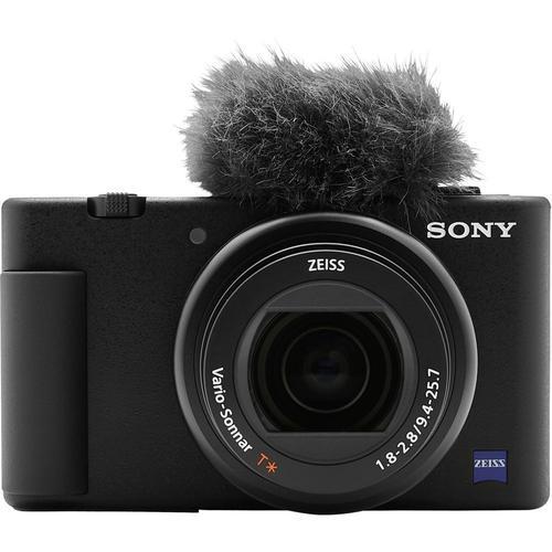 Sony ZV-1 - Appareil photo numérique - compact - 20.1 MP - 4K / 30 pi/s -  2.7x zoom optique - ZEISS - Wi-Fi - noir