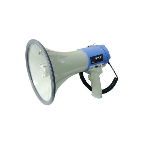 LTC Mega60USB Mégaphone avec lecteur USB MP3 intégré et mode sirène (portée 600 mètres, 25 W pleine puissance)