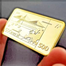Lingot. Billet 500€. #12# Neuf