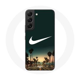 Coque Pour Samsung Galaxy S21 Fe Nike Logo Palmier Miami