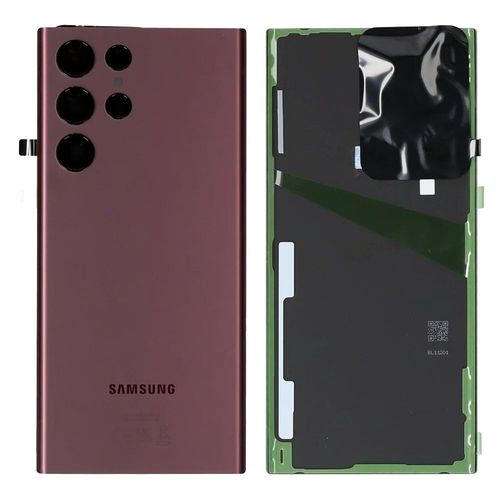 Vitrer Arrière Origine Samsung Galaxy S22 Ultra Noir Gh82-27457b