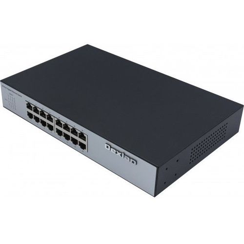 DEXLAN SWITCH 16 Port Gigabit Rackable Fanless