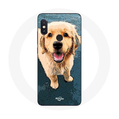 Coque Pour Xiaomi Redmi Note 5 Ai Dual Camera Golden Retriever Chiot