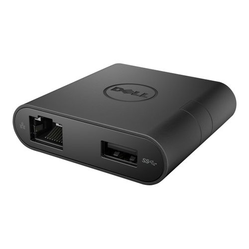 Dell Adapter DA200 - Station d'accueil - USB-C - VGA, HDMI - 1GbE - pour Inspiron 5502, 7306 2-in-1; Precision 75XX; Vostro 53XX, 5502, 7500; XPS 13 93XX