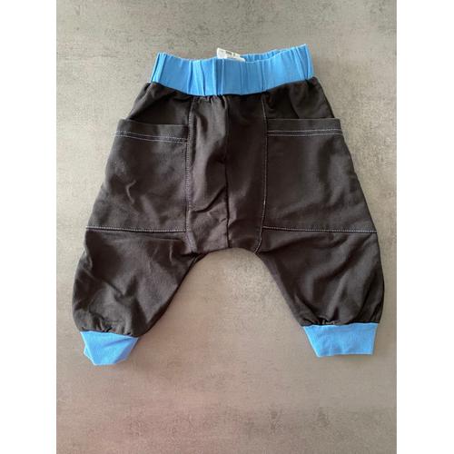 Short Sarouel Noir Et Bleu Deno Kids 3 Ans