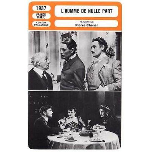 Fiche Monsieur Cinema L'homme De Nulle Part