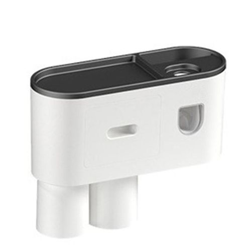Magnetic Adsorption Toothbrush Holder Automatic Toothpaste Dispenser Holder Toothbrush Wall Mount R