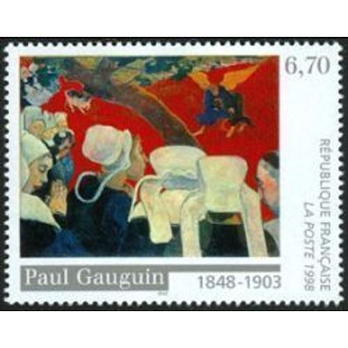 France France 1998, Très Beau Timbre Neuf** Luxe Yvert 3207 - Peinture De Paul Gauguin (1848-1903), 'vision Après Le Sermon' -