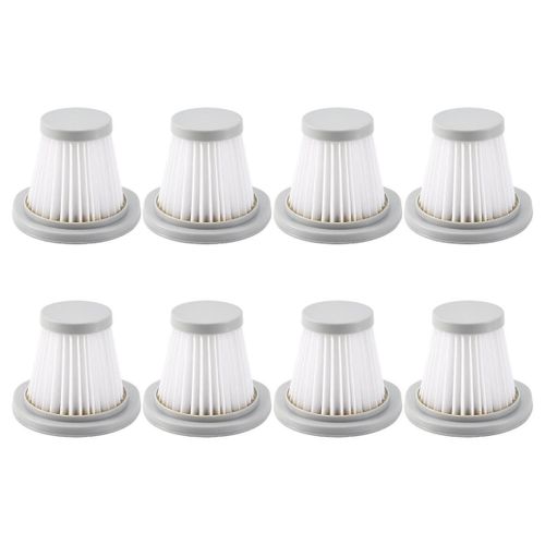 Filters 8Pcs for Deerma DX118C DX128C Vacuum Cleaner Accessories Elements Sweeping Robot Replacemen