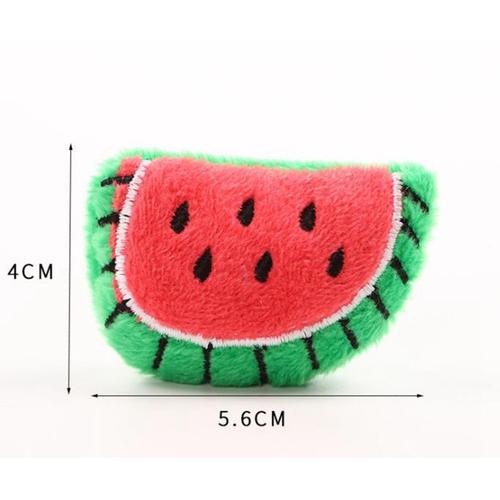 Jouet, Watermelon--Jouet'herbe À Chat Mpk, Achetez 3 Pièces Pour Obtenir 30% De Réduction! Petit Oreiller En Forme De Visage Pour Cha