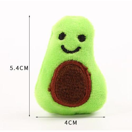 Jouet, Small Avocado--Jouet'herbe À Chat Mpk, Achetez 3 Pièces Pour Obtenir 30% De Réduction! Petit Oreiller En Forme De Visage Pour