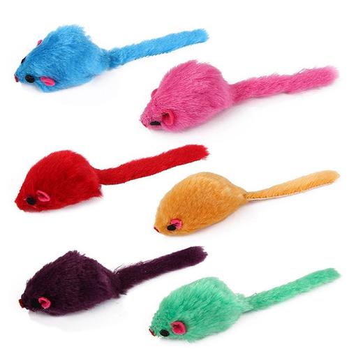 Jouet, 12pcs-S--Jouet À Mâcher En Peluche Pour Chat, 12 Pièces, Jouet Interactif, Artificiel, Coloré, Fournitures Pour Animaux De Com