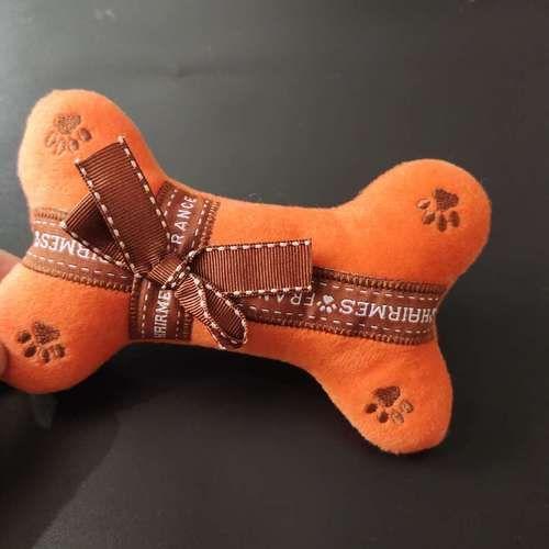 Jouet, Orange Bones--Jouet De Luxe Amusant Pour Chien, Accessoire À Mâcher Interactif À La Mode