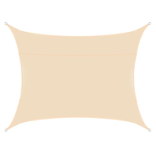 Sun Shade Sail, Rectangle 6.5 X 10inch Canopy, Sunrays Block Awning For Patio, Carport, Backyard, G